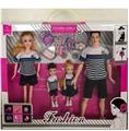 OBL893821 - (4-PERSON PARENT-CHILD CLOTHES) 11.5 SOLID BODY 12 JOINTS MENS 11.5\ SOLID BODY 6 JOINTS WOMENS 2 5.5 \SOLID BODY BARBIES