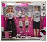 OBL893822 - (4-PERSON PARENT-CHILD CLOTHES) 11.5 SOLID BODY 12 JOINTS MENS 11.5\ SOLID BODY 6 JOINTS WOMENS 2 5.5 \SOLID BODY BARBIES