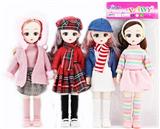 OBL893834 - HIGH QUALITY 12 INCH SOLID BODY 13 JOINT 3D REAL EYES FAT CHILDREN YE LUOLI WINTER BARBIE