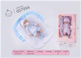 OBL894393 - 13寸全搪娃出生婴儿娃娃 无IC