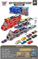 OBL894670 - FOLDING CONTAINER TRUCK DIY STICKER WITH (8 ALLOY CARS 9 SIGNPOSTS 1 MAP)