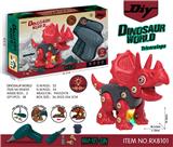 OBL894704 - 单只庄滑行拆装恐龙(三角龙)带灯光声音