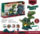 OBL894705 - 单只庄滑行拆装恐龙(迅猛龙)带灯光声音