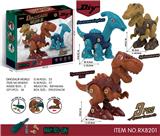 OBL894710 - 3只庄滑行拆装恐龙(霸王龙+棘龙+副栉龙)