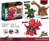 OBL894711 - 3只庄滑行拆装恐龙(三角龙+腕龙+迅猛龙)