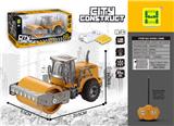OBL894743 - 1：30四通灯光遥控滚筒压路机  （包3AA可充电电池+USB座）