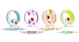 OBL895560 - FIDGET LOOPY LOOP HOOPS NEW PRESSURE-RELIEF TOY FINGERTIP SPIRALS FINGER TOYS