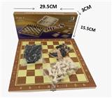 OBL895591 - WOOD THREE-IN-ONE CHESS