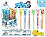 OBL895639 - 38CM BELL CARTOON BUBBLE STICK (WITH A BUILT-IN BELL)