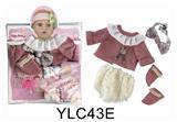 OBL895888 - 16寸 娃娃衣服带尿裤奶嘴