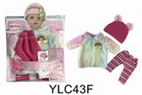 OBL895889 - 16寸 娃娃衣服带尿裤奶嘴