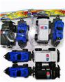 OBL897501 - SOLID COLOR INERTIAL POLICE CAR TOWING SLIDING CAR