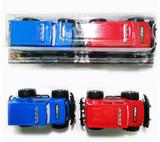 OBL897506 - TWO SOLID COLOR INERTIA RACING CARS