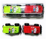 OBL897515 - TWO SOLID COLOR INERTIAL POLICE CARS