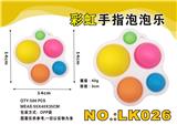 OBL897745 - 14Cm rainbow finger bubble