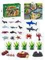 OBL898706 - 33Pcs puzzle scene ocean diy set with non woven map