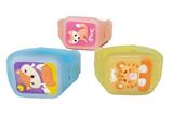 OBL899684 - RANDOM MATCHING OF SQUARE COLOR PATTERN OF SILICONE CARTOON FLASH MOSQUITO REPELLENT BRACELET