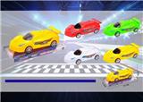 OBL900137 - PULL-WIRE CAR WITH LIGHTS