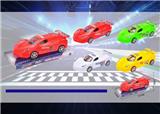 OBL900140 - PULL-WIRE CAR WITH LIGHTS