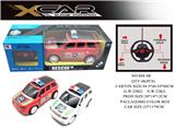 OBL901756 - 包电   路虎越野四通警车1：16  3D灯光+方向盘遥控器