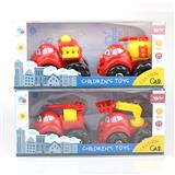 OBL901861 - ABS回力卡通消防车