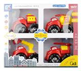 OBL901862 - ABS回力卡通消防车