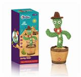 OBL902469 - 西部牛仔装跳舞仙人掌(带七彩灯光)