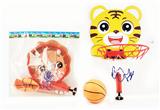 OBL904885 - DINOSAURS, TIGER BASKETBALL HANGING BOARD SET