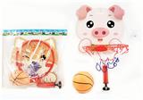 OBL904886 - PIG AND DOG BASKETBALL BOARD SET
