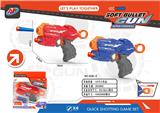 OBL905635 - SOFT BULLET GUN / MIXED RED AND BLUE