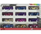 OBL905717 - 回力4款电镀仿真车带玻璃