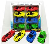 OBL905755 - 4款喷漆间移印回力仿真车