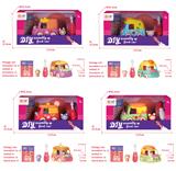 OBL907091 - 女孩拼装车美食款单只盒装-1(4款混装)