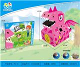 OBL907678 - 纸箱恐龙纽扣版