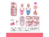 OBL908873 - 15寸搪胶PS注塑身，babyhuan活眼娃娃带喝水/撒尿，6声IC