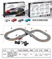 OBL908898 - 电动轨道车（混装跑车两辆，
道长 310CM 带手摇发电控制器)印刷条纹轨道板