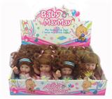 OBL908960 - 20cm全搪胶女娃三款