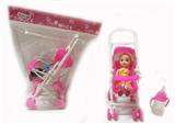 OBL909145 - 3寸小芭比配推车+奶瓶