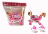 OBL909153 - 3寸小芭比双人推车+奶瓶