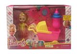 OBL909204 - 3寸小芭比配4件套