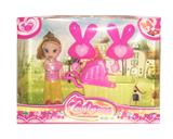 OBL909214 - 3寸小芭比配3件套