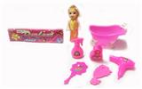 OBL909234 - 3寸小芭比配6件套