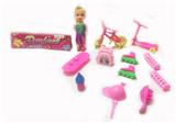 OBL909236 - 3寸小芭比配11件套