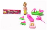 OBL909237 - 3寸小芭比配6件套