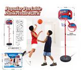 OBL911778 - Plastic hoop vertical basketball stand 4-section 15cm basketball
