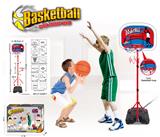 OBL911785 - Quad-footed vertical metal frame three sections 15 centimeters basketball