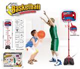OBL911786 - Quad-footed vertical metal frame four sections 15 centimeters basketball
