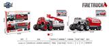 OBL912125 - 四驱动惯性合金车
（云梯消防拖车+水罐消防拖车）
