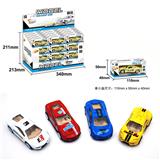 OBL912289 - 4款合金回力仿真跑车