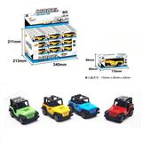 OBL912290 - 四款合金回力越野车